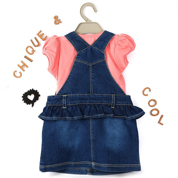 I'm the lil' trendsetter, Girl Frock with Top