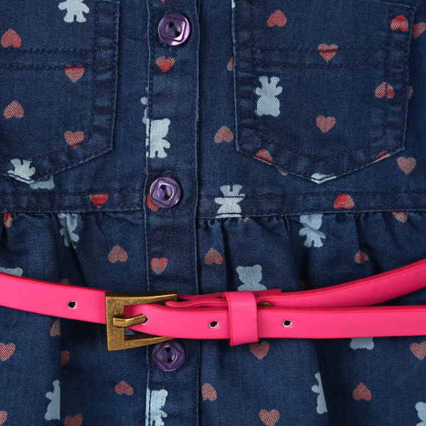 Bunny Allover Girl's Frock