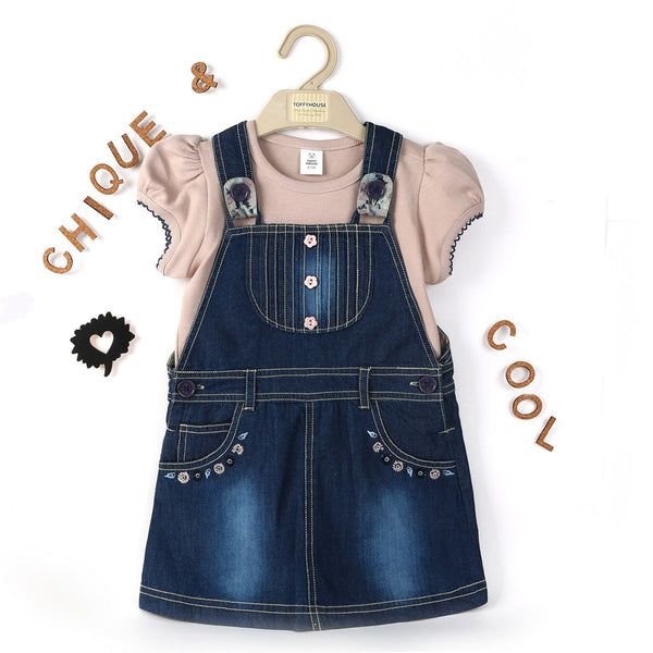 I'm the lil' trendsetter, Girl Frock with Top