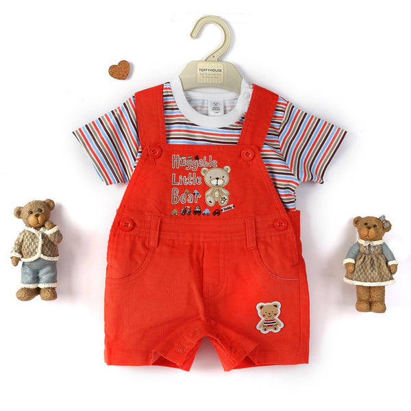 Huggable Little Bear, Boy's Dungaree