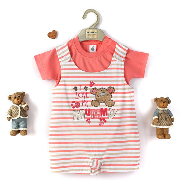 I Love Mummy Girl's Romper