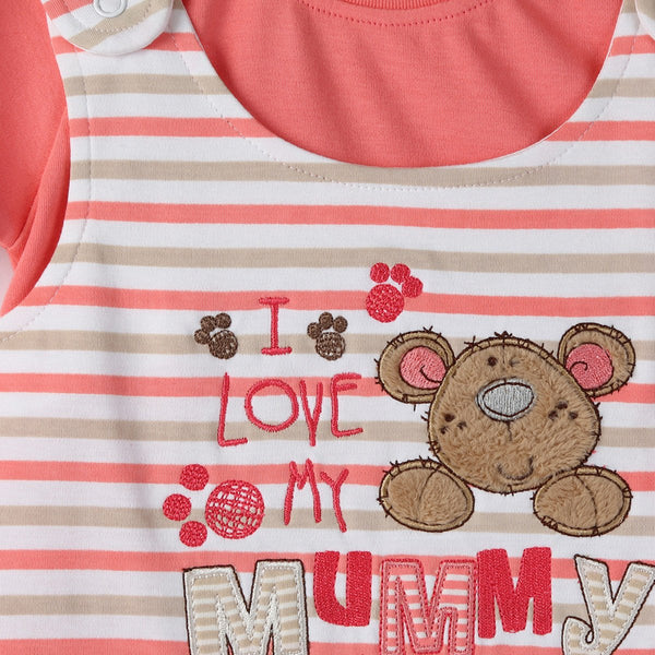 I Love Mummy Girl's Romper