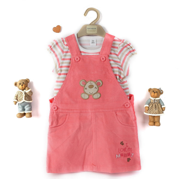 Beary Cute, Girl's Dungaree