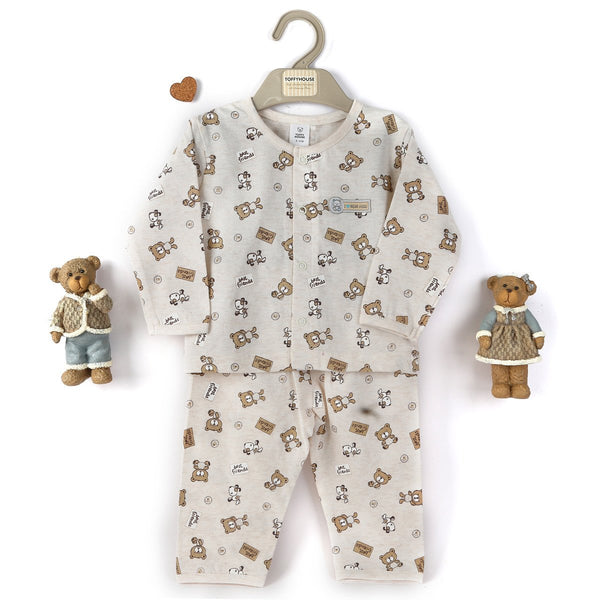 Bear Allover Print, Night Suit