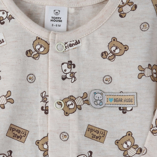 Bear Allover Print, Night Suit