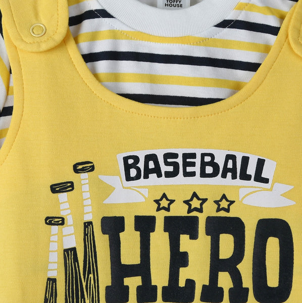Baseball Hero, Shoulder Open Romper