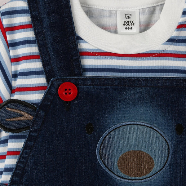 Beary Cute Denim Dungaree