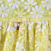 Yellow makes me happy and glow, Girl's Party Frock